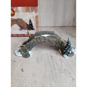 Enchanted Forest‎ Olde Stone bridge village accessory Xmas vintage